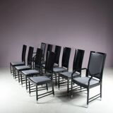 Set of 10 dining chairs by Ernst W. Beranek for Thonet, Austria 1980
