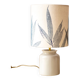 Mustard pot lamp and lampshade plant printing bamboo pattern
