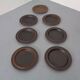 Ruska Plates by Ulla Procope for Arabia, Set of 7, Finland, 1960s , Set of 7