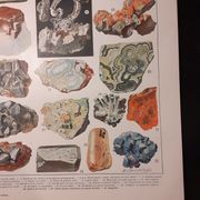Mineral lithograph of 1922 (pyrite)