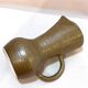 Digoin Brutalist Freeform Pitcher in Beige Stoneware Vintage 1960s
