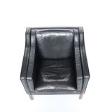 70s leather armchair