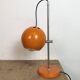 Lampe de table hongroise orange vintage d'Elektrofem, années 1970