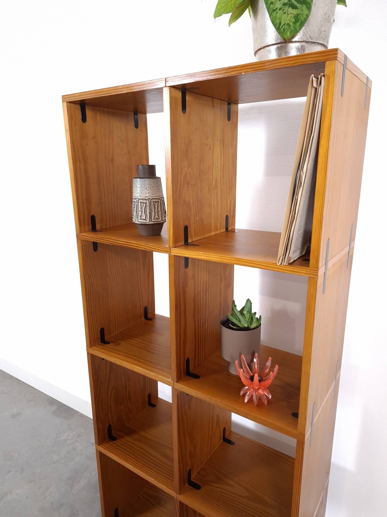 Vintage Danish Poul Cadovius Cubex modular shelving unit Cado 1960s