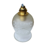Glass hanging lamp