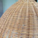 Vintage wicker pendant light Ø55cm