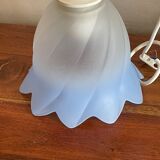 Lampshade, suspension in glass paste