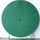 Old metal folding garden table