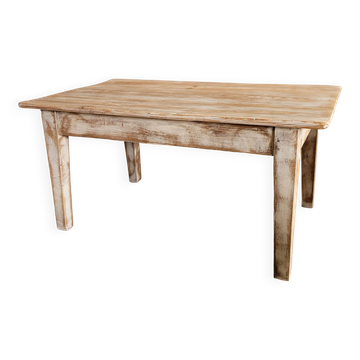 Table basse patinée