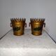 Paire de cache-pots métal Lancel Paris
