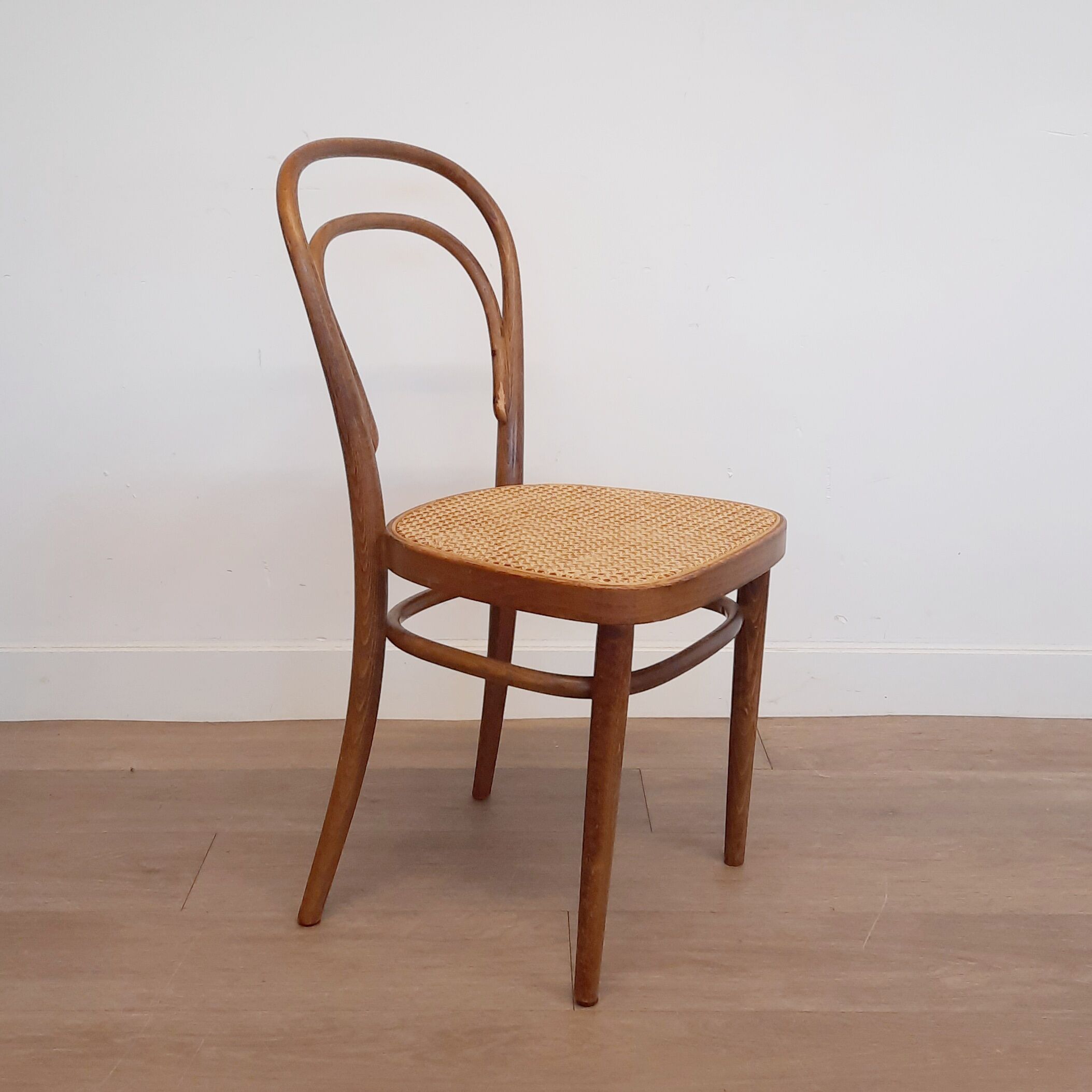 Set of 4 No. 214 R chairs by Michael Thonet for Thonet, 1970s