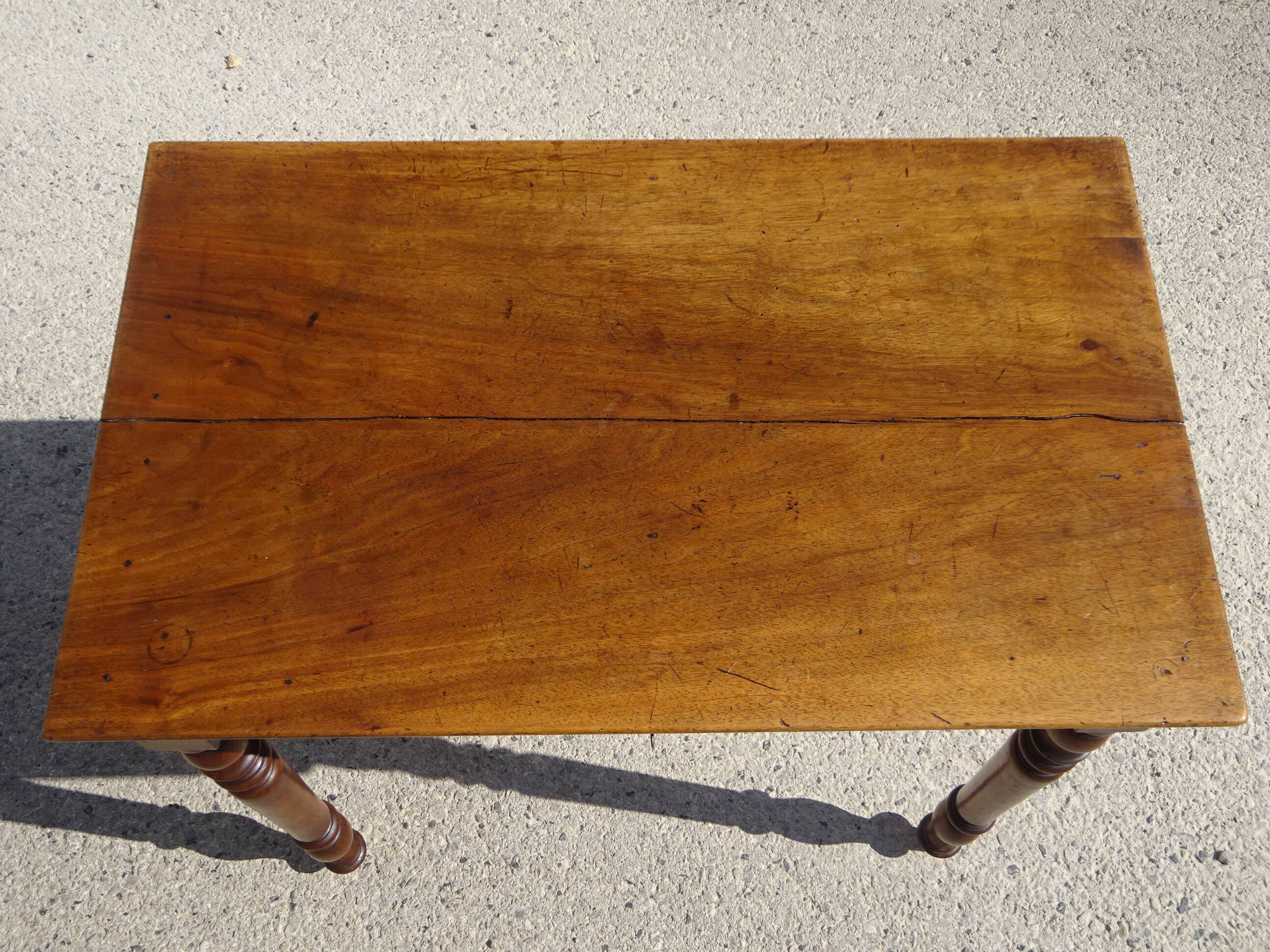 Vintage desk in solid walnut
