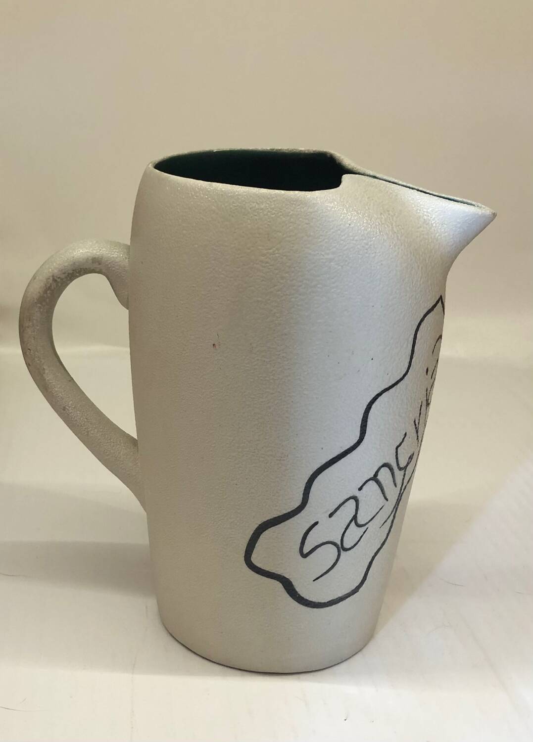 Spanish sangria pitcher with lobster decoration