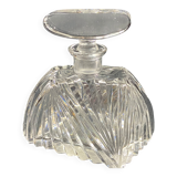 Bohemian cut crystal perfume bottle