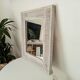 Vintage Boho rattan mirror from the 60s/70s 73*61 cm