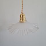 Polished glass hanging