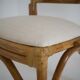 Ensemble table et 4 chaises vintage en rotin esprit Riviera