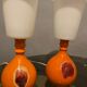 Pair of 1970s ceramic table lights by Bjorn Wiinblad for Rosenthal