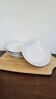 Vintage set of 4 shell-shaped bowls