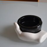 Post-modernist ashtray in the shape of a hand from the 1980s