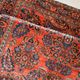 Handmade antique Persian Sarouk rug 4' x 6.4' (122cm x 195cm) 1920s - 1B790