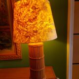 Tiki type bamboo lamp