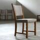 Ensemble de six chaises de salle à manger en chêne vintage danois, style Henning Kjærnulf, années 1960.