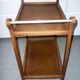 Wooden trolley on wheels 1960