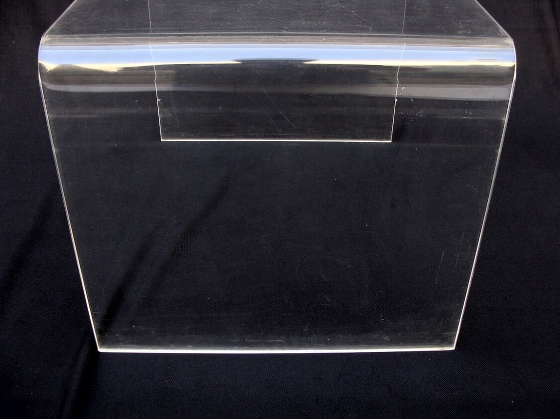 Pull-out coffee tables 1970 in plexiglass