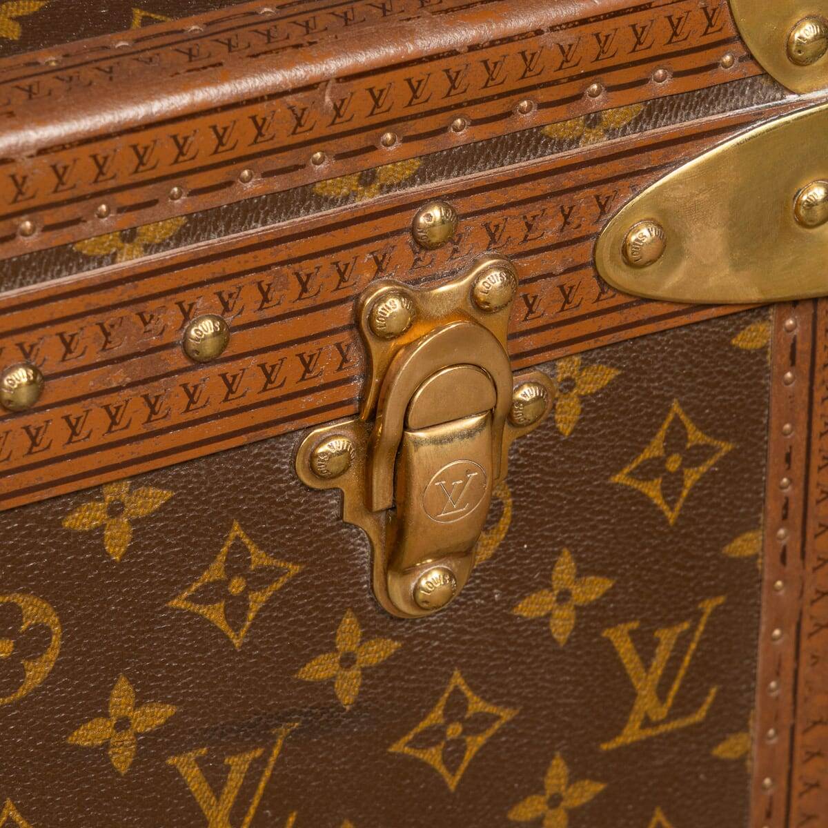 Vintage 20thC Louis Vuitton Suitcase In Monogram Canvas, France