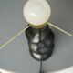 Temde model 42 Sculptural wooden Table Lamp. 1970s