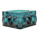 Space age ashtray Mid century bubbled glass design Wihelm Braun Feldweg