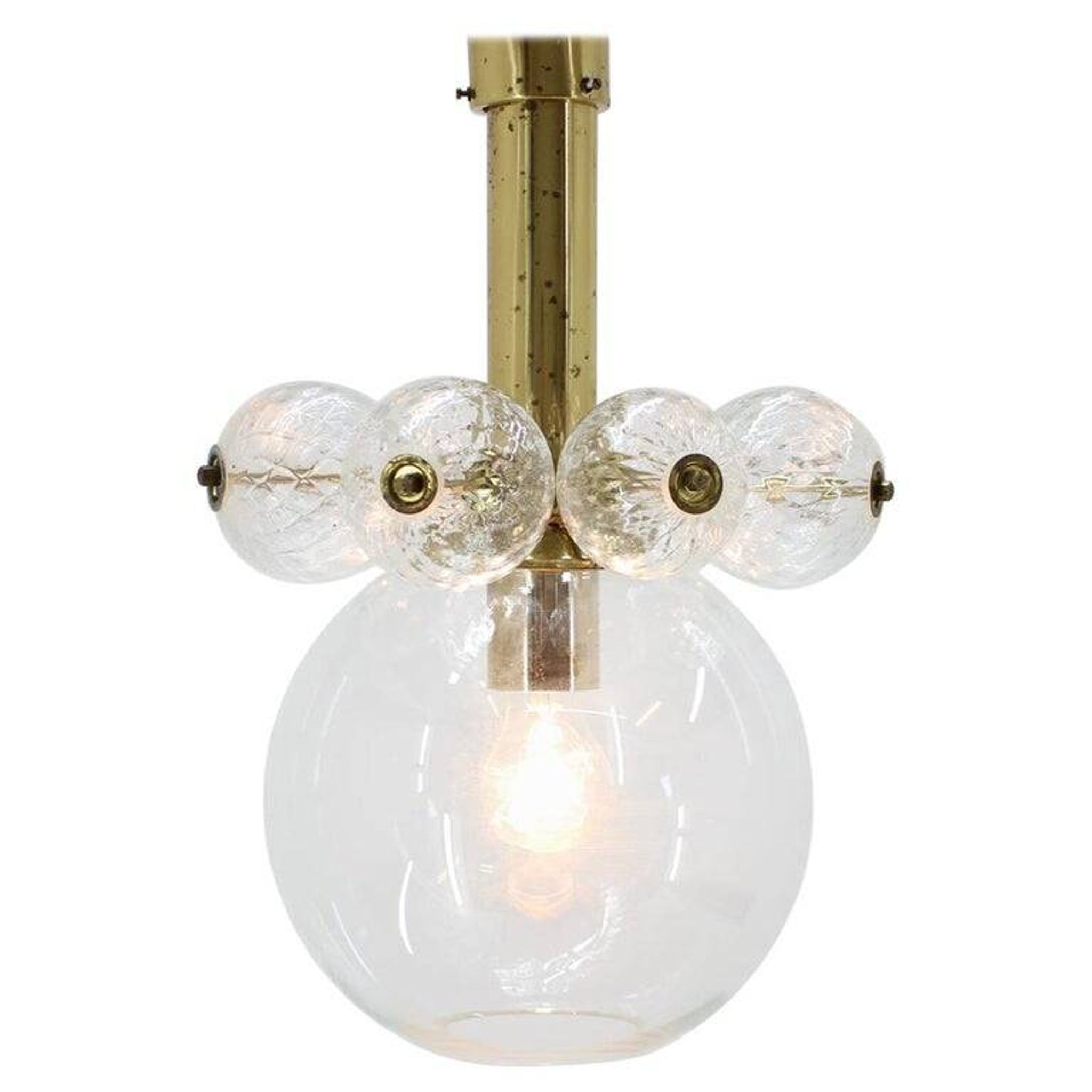 Midcentury Chandelier Kamenicky Senov, 1970s
