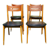 Set 4 chaises scandinaves