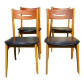 Set 4 chaises scandinaves