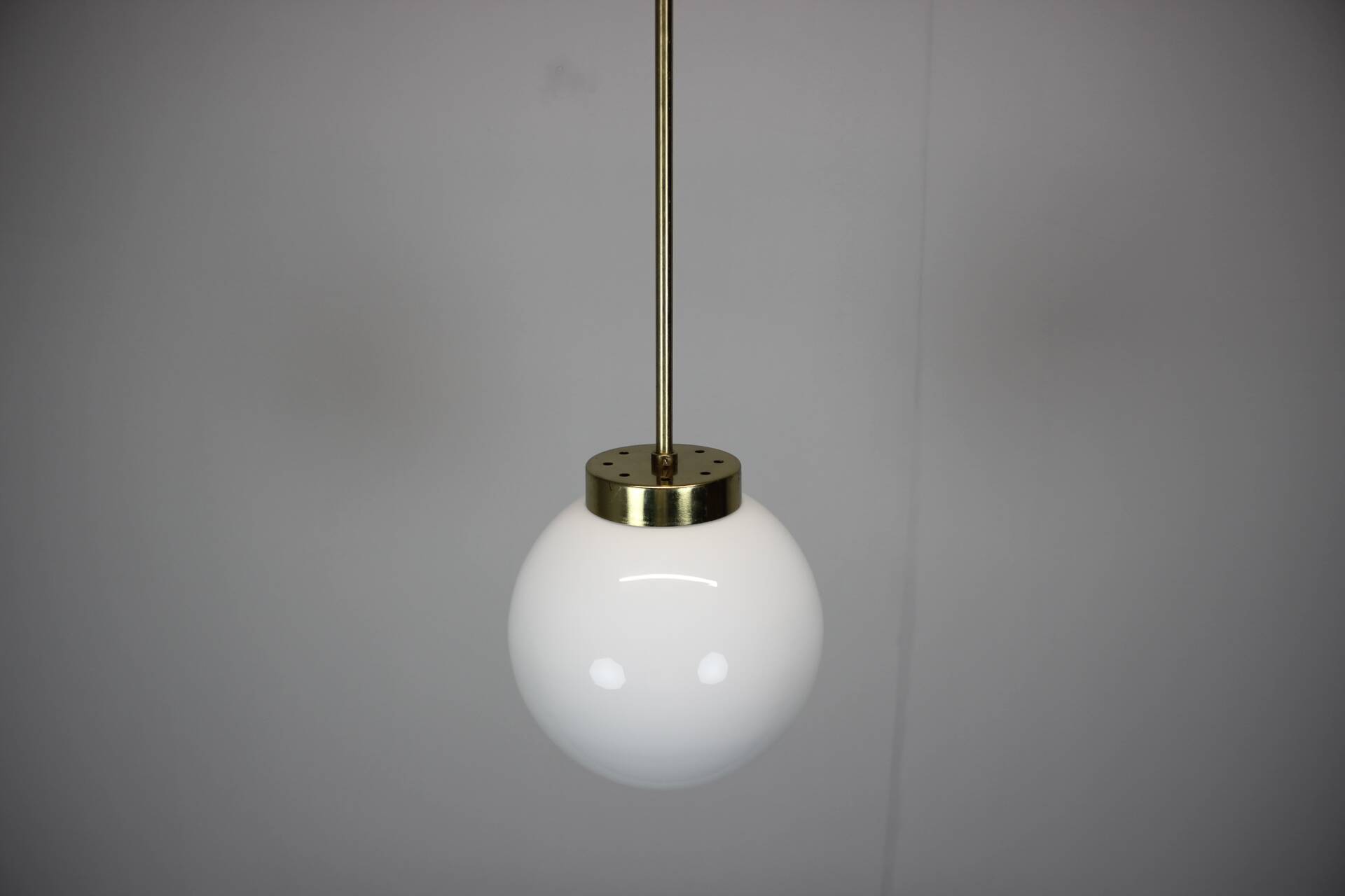 Mid-Century Globe Pendant by Kamenický Šenov, 1970s, Czechoslovakia