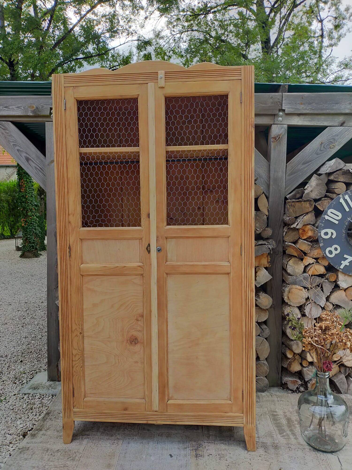 Renovated wooden wardrobe