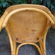 Lot of four old mismatched bistro chairs