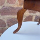 Formica pedestal table, small vintage Scandinavian coffee table, plant stand