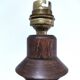 XL turned wooden lamp base H.47 cm 1950s design