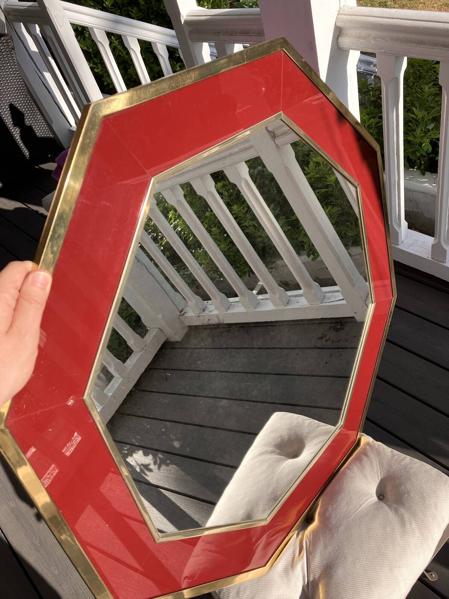 Octagonal mirror Eric Maville