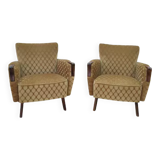 Pair armchairs