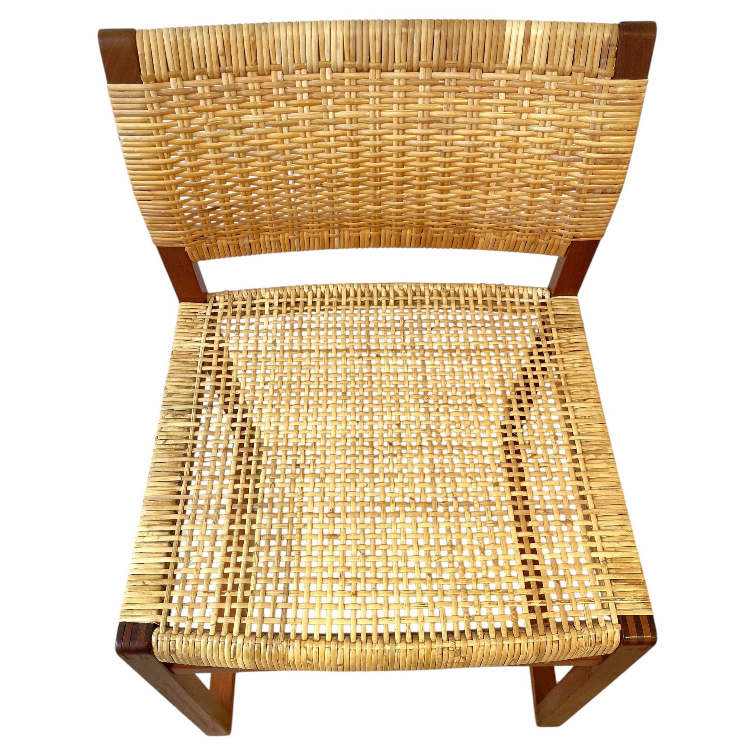 BM61 chairs in mahogany by Borge Mogensen