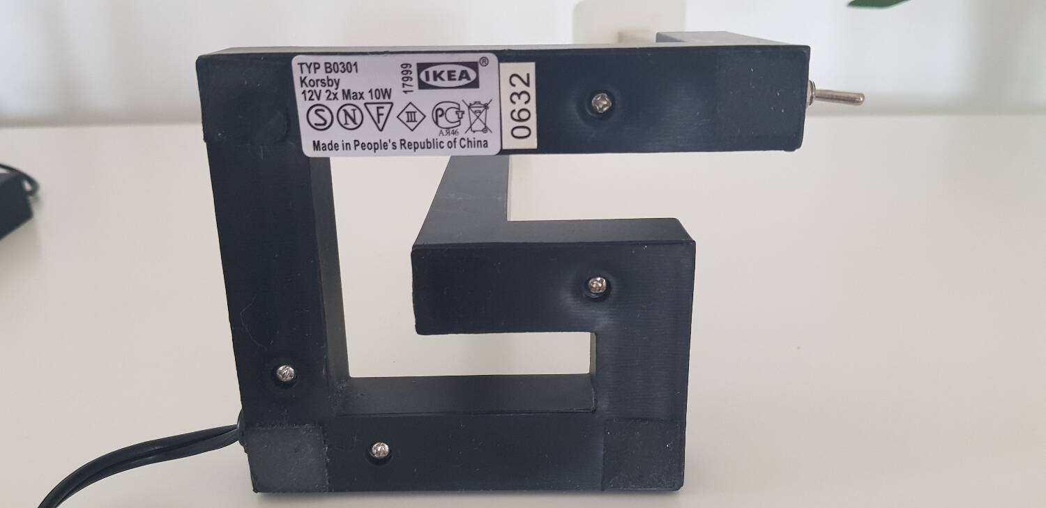 2 lampes Korsby, Ikea années 1990