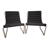 Paire de chauffeuses françaises, années 1980