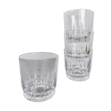 4 art deco style glasses - Arcoroc