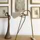 Large Italian table lamp in brass design from the 50s