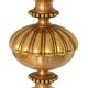 Bronze and gilded brass floor lamp in Hollywood Regency style