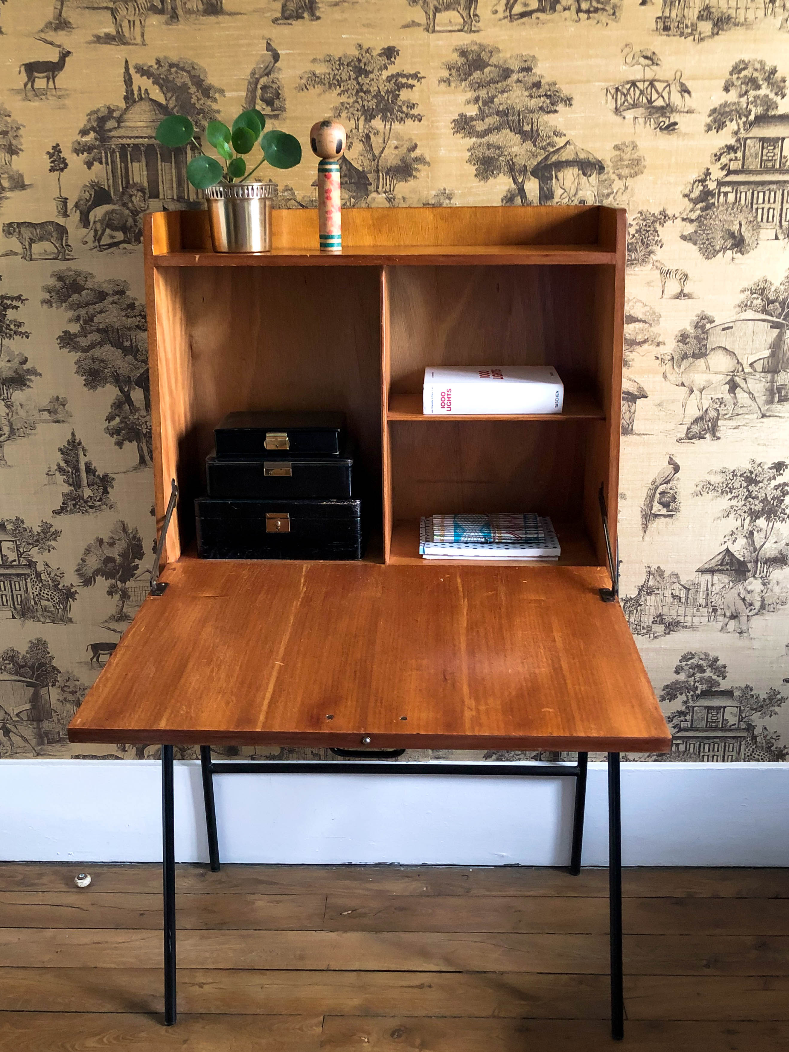 Vintage secretary France circa 1950