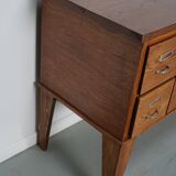 Buffet, meuble d'apothicaire en chêne, Pays-Bas années 1950